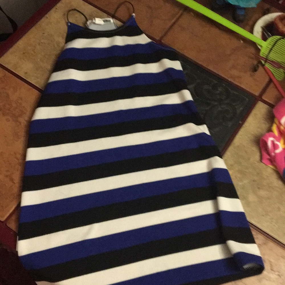 striped dress never worn